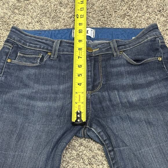 PAIGE Lou Lou Jeans Womens Size 28 Dark Blue Flare Leg Boho Hippie USA Preppy - Picture 6 of 8